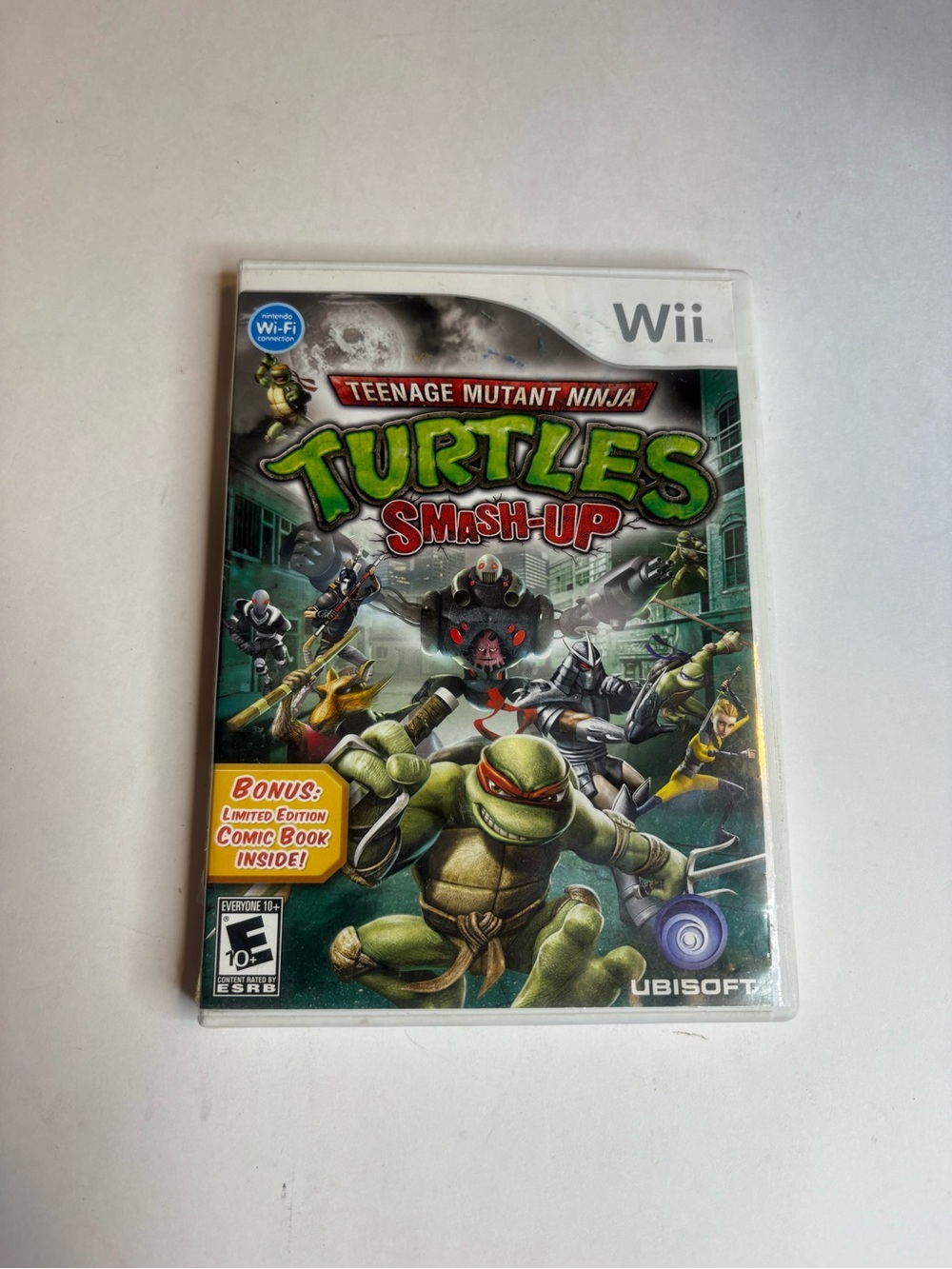 Teenage Mutant Ninja Turtles Smash Up Nintendo Wii Complete W/ Manual Comic